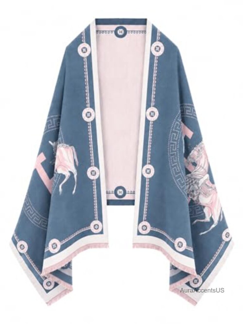 Reversible Pashmina Shawl Wrap Women 100% Acrylic Oversized Scarf